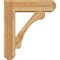 Ekena Millwork Legacy Craftsman Rough Sawn Bracket w/ Offset Brace, Western Red Cedar, 8"W x 28"D x 32"H BKT0806X28X32LEC04RWR - alternate 2